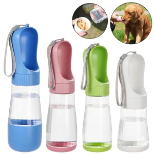 Portable Dog Water Bottle With Optional Food Container